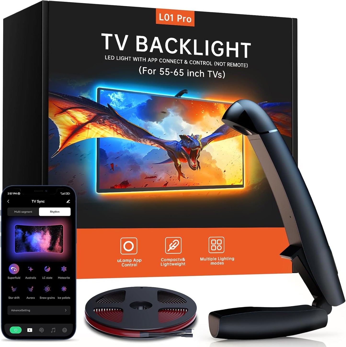 GlowSync™ TV LED Backlight