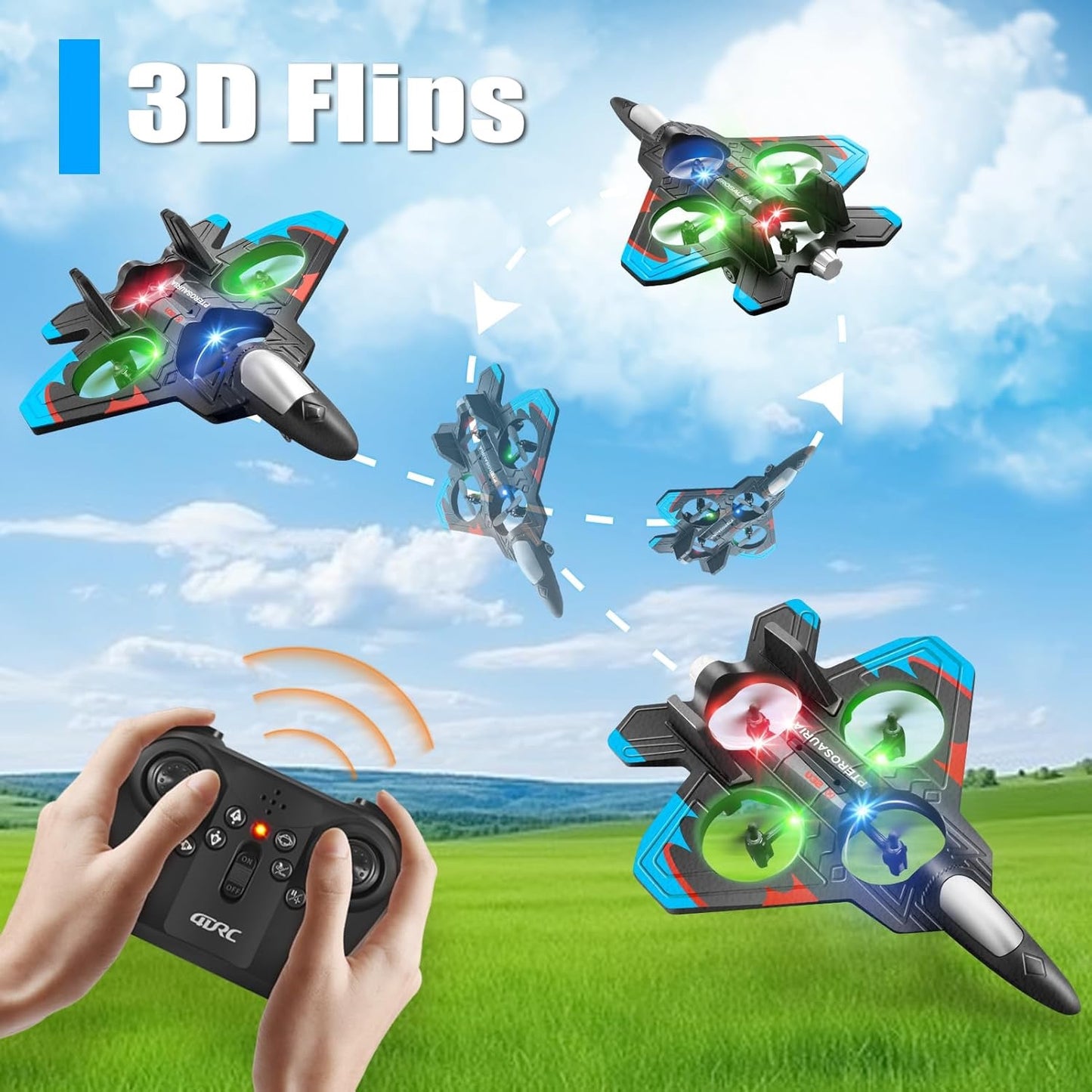 SkyRaptor 360™ – RC Fighter Jet