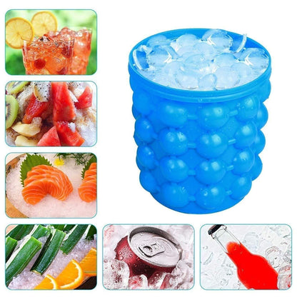 Silicone Ice Cube Maker Bucket