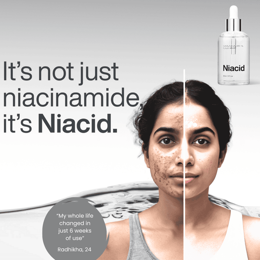 Niacid Face Serum for Pitted Scars & Dark Acne - 50ml